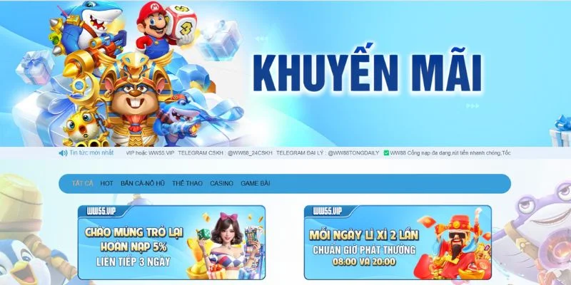 Ưu đãi chào mừng WW88 với phần thưởng hấp dẫn cho người chơi mới